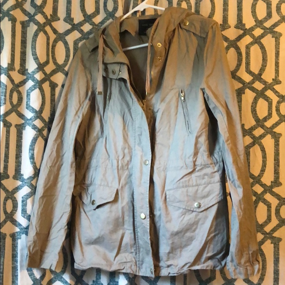 BUNDLE 3/$20 Tan Cargo Jacket